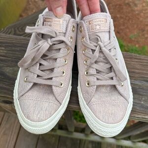 Converse Women's Pink and rose gold Sneakers